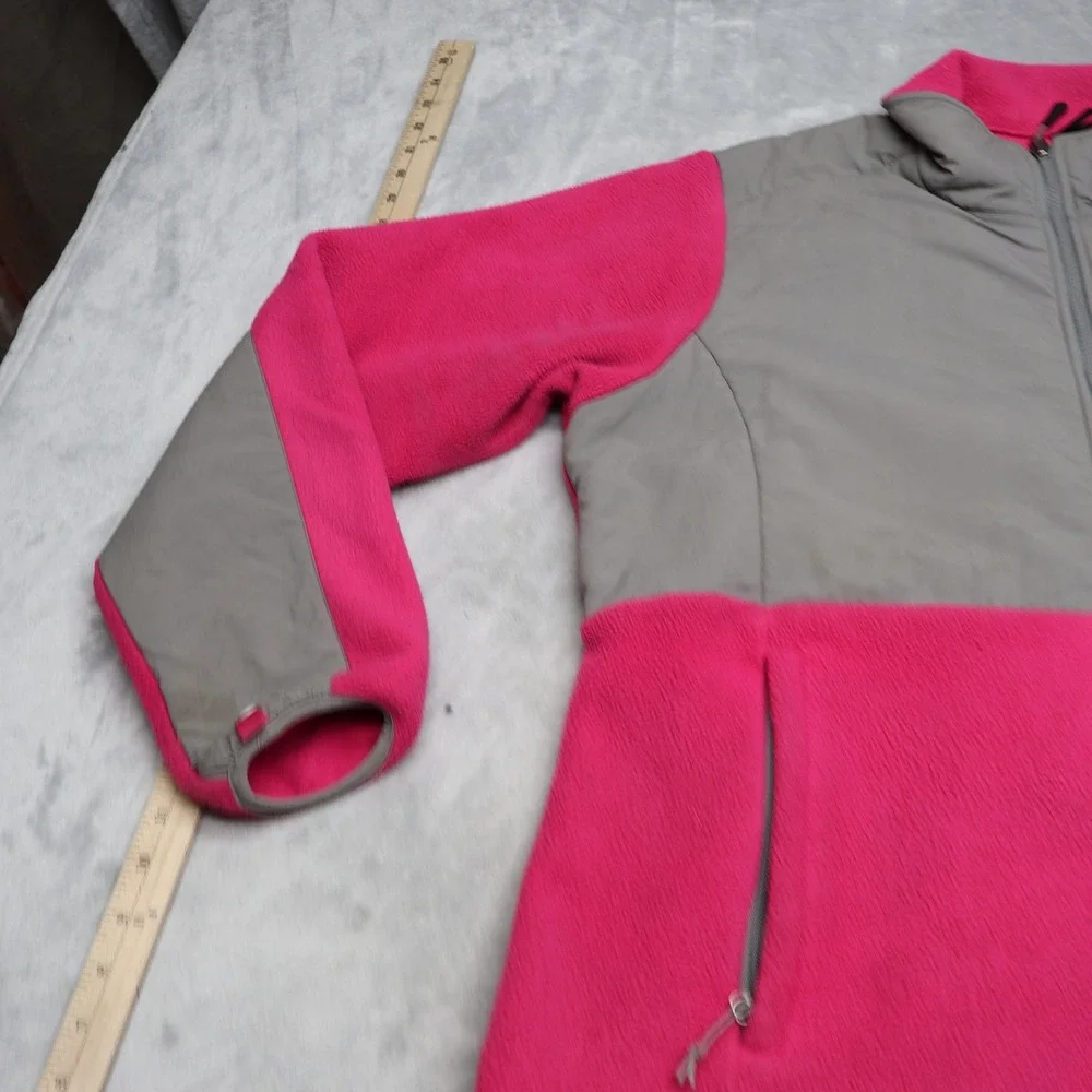 North Face Jacket Womens XL Pink Denali Fleece Polartec Full Zip Outdoor Hking